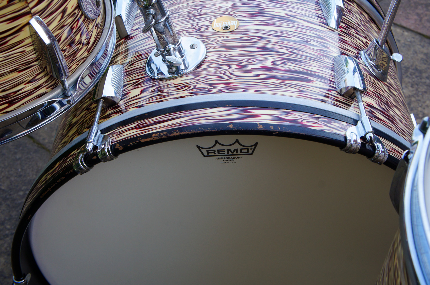 Vintage-1960s-Beverley-Drum-Kit-Oyster-Wine-14