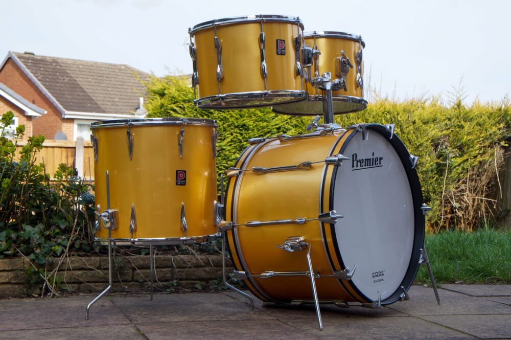 Premier Drums Elite 2878SPLBSX Bassdrum-Set, Ahornholz, 45,7 X 40,6 Cm, Schwarz – Für Schlagzeuger